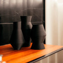 Trio de Vasos Geométricos Minimalistas